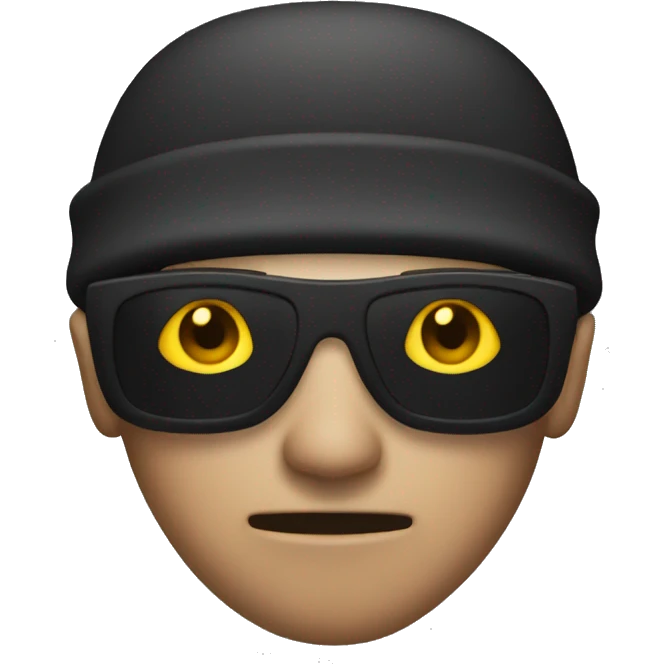 Bank robber emoji emoji