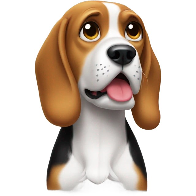 Bad beagle emoji