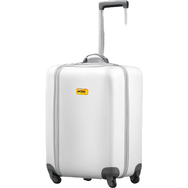 white luggage  emoji