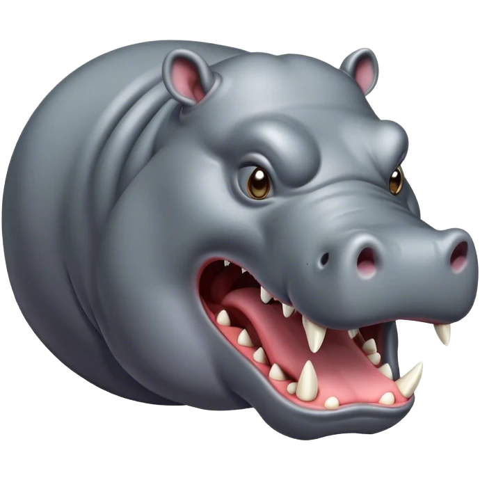 angry Hippopotamus emoji