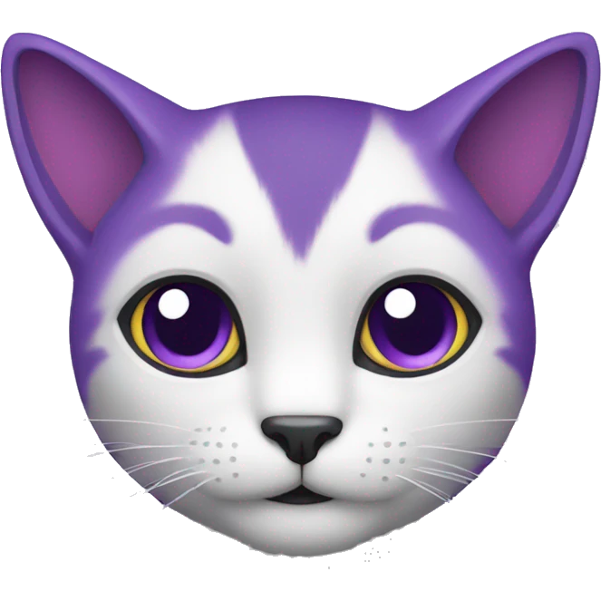 Gato morado emoji