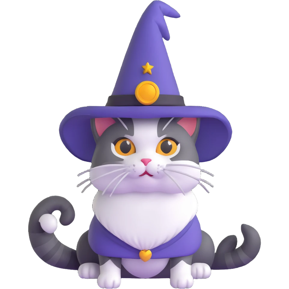 wizard cat emoji