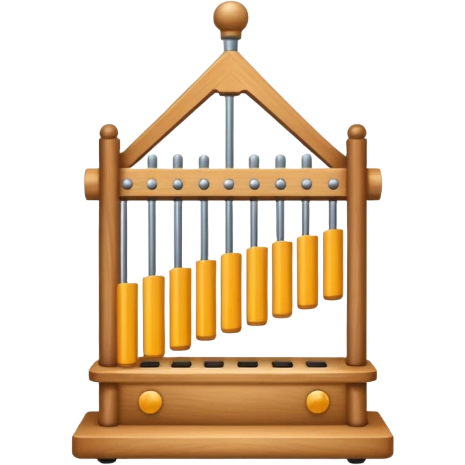 wooden glockenspiel instrument emoji