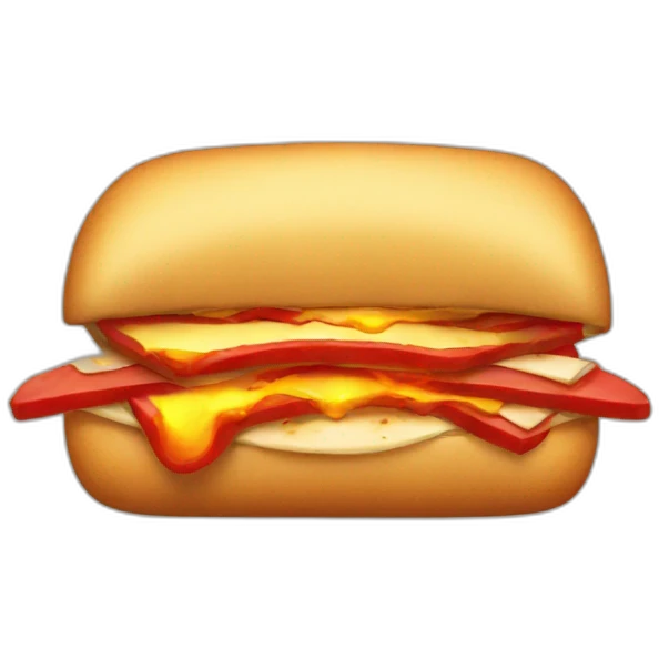 fire sandwich emoji