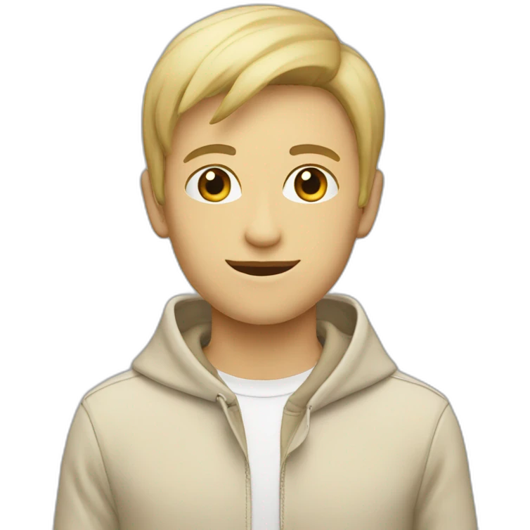 Combi blan beige emoji