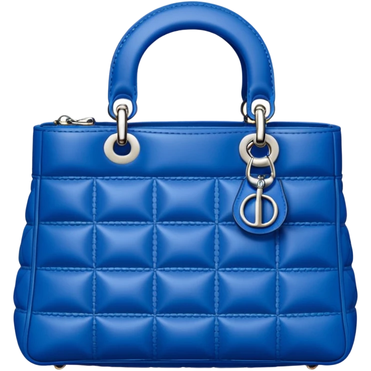 Blue Dior bag emoji