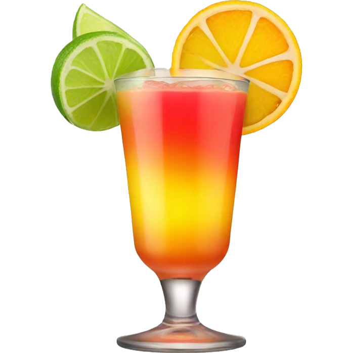 Tequila sunrise drink  emoji
