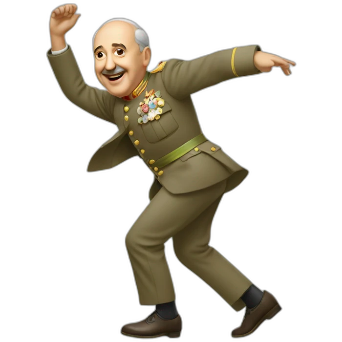 Francisco Franco dancing emoji