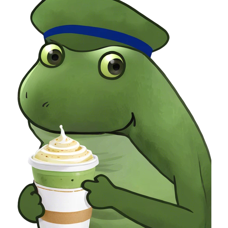 Matcha latte  emoji