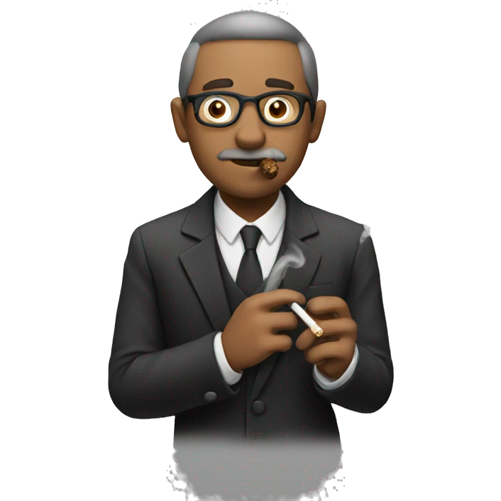 Man smokin emoji