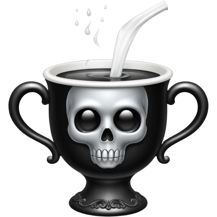 gothic poison cup shampoo emoji