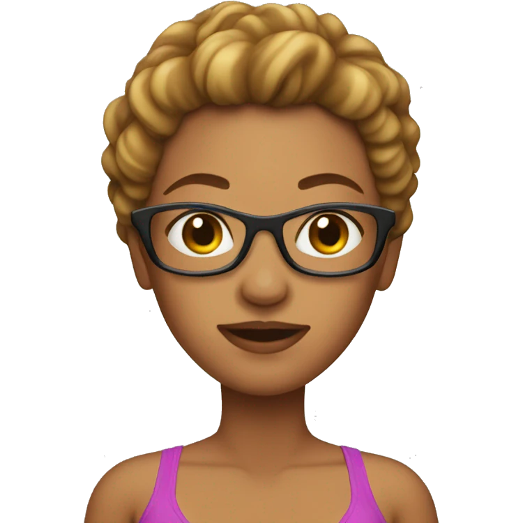 Woman in bikini emoji
