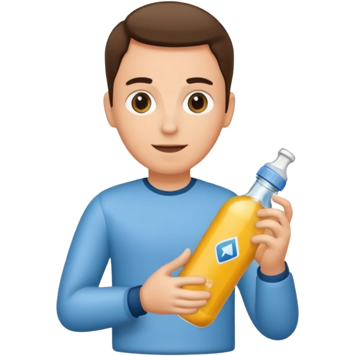 Rhode skin car bottle  emoji