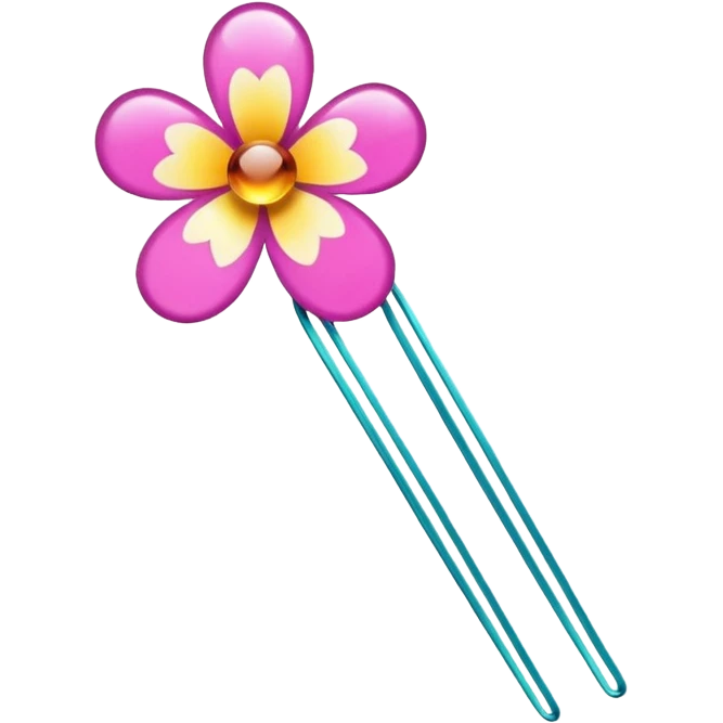 Colorful Hairpin emoji