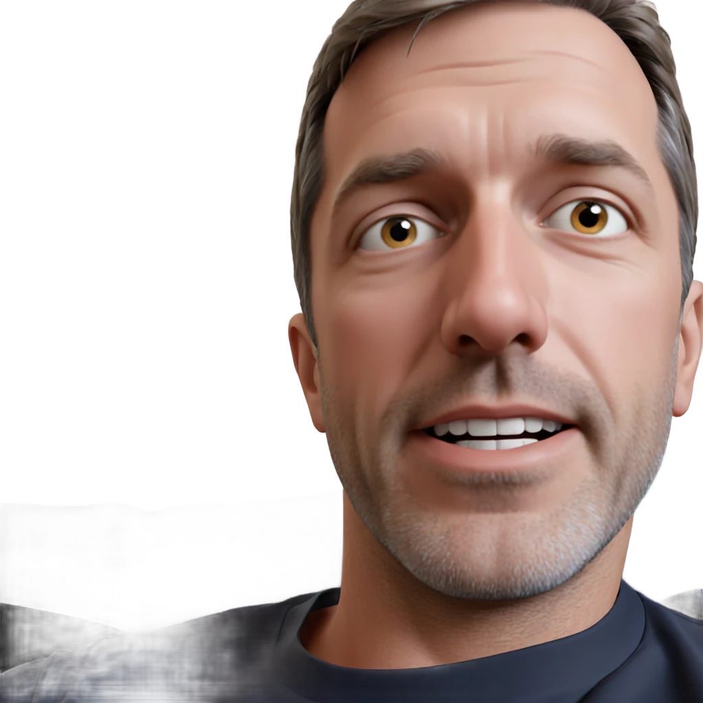 realistic meme of a guy emoji