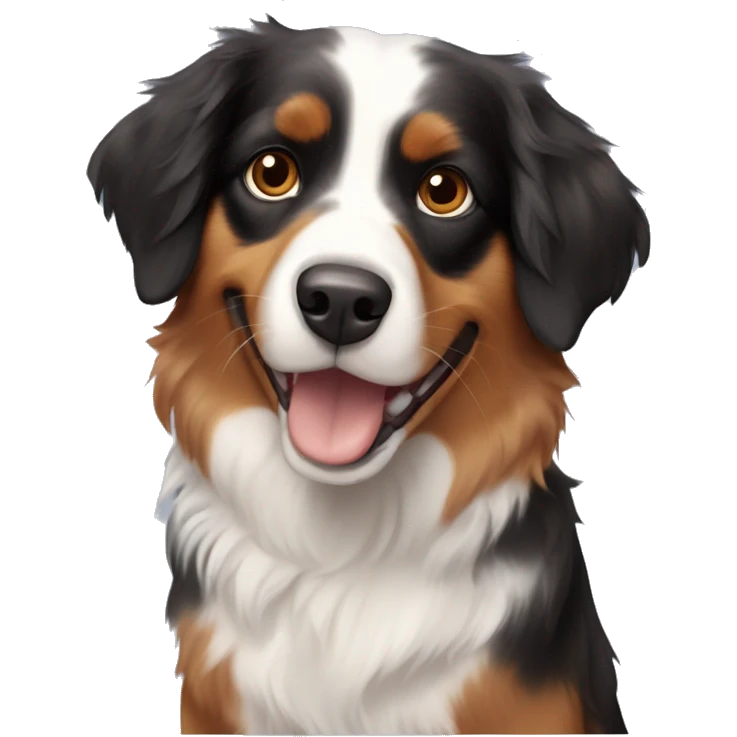 australian shepherd mixed with cavalier king charles spaniel emoji