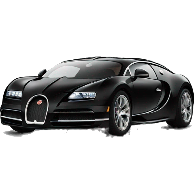 black Bugatti  emoji