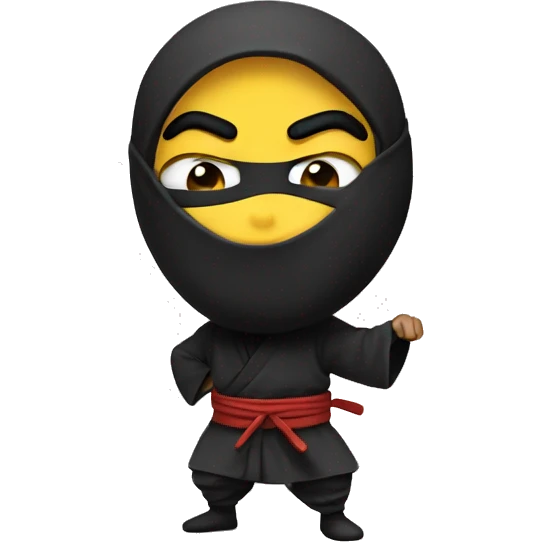 Ninja shrugging emoji