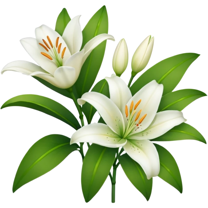 Lilies emoji