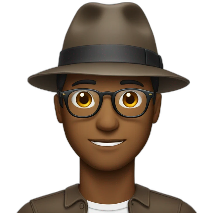 Man with hat and glasses emoji