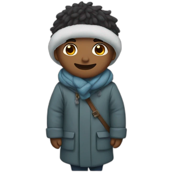 Amin in winter emoji