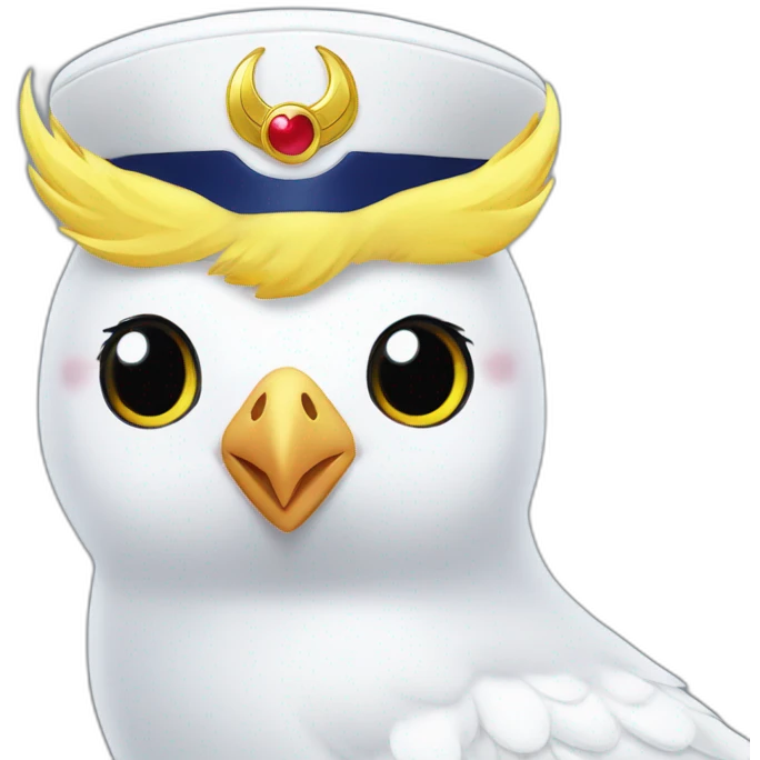 Sailor moon gull emoji