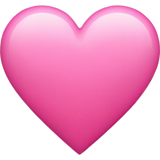 Pink heart emoji