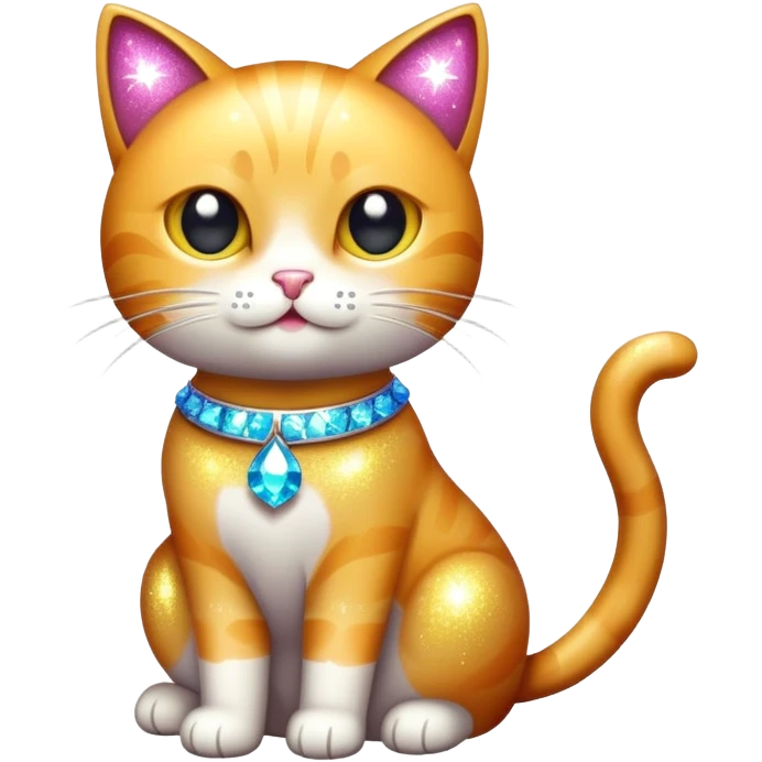sparkly cat emoji