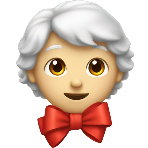 Red bow emoji