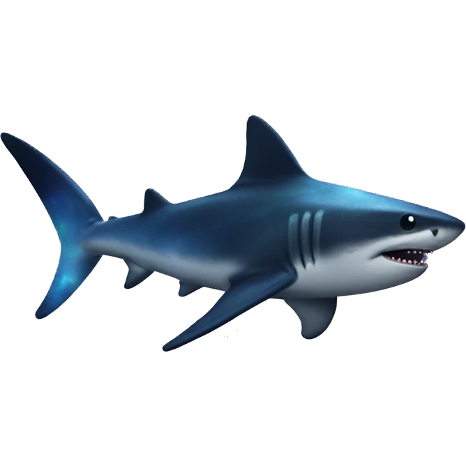 Galaxy shark emoji