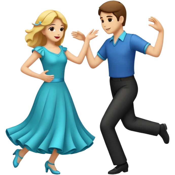 Couple dancing emoji