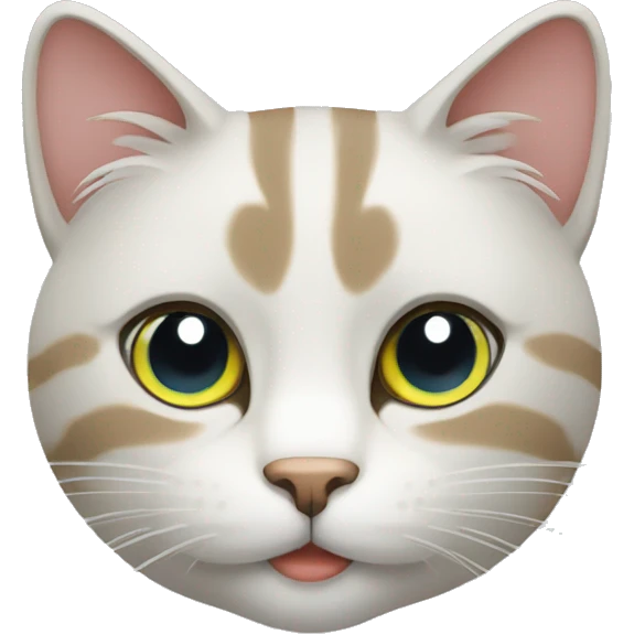 Cat 3 colors emoji