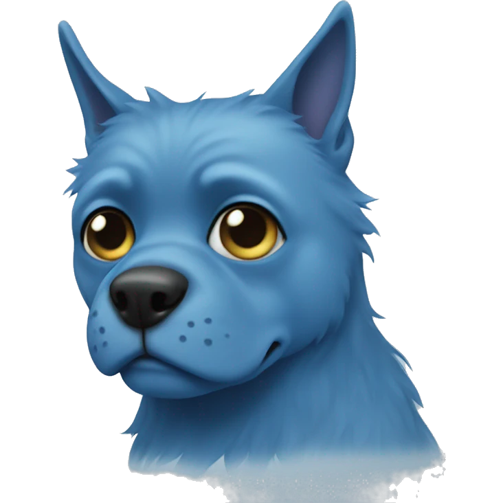 Dag blue  emoji