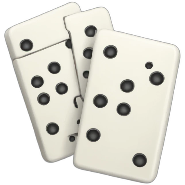 Domino card emoji