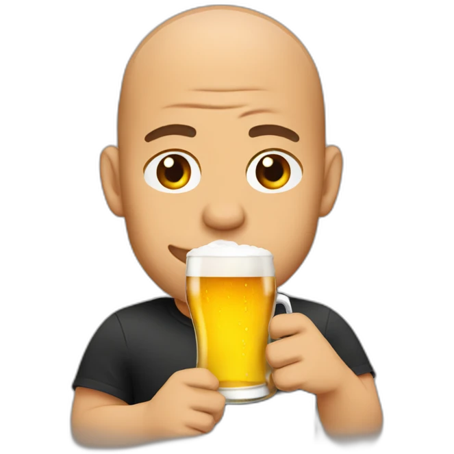 Vin diesel drink beer emoji