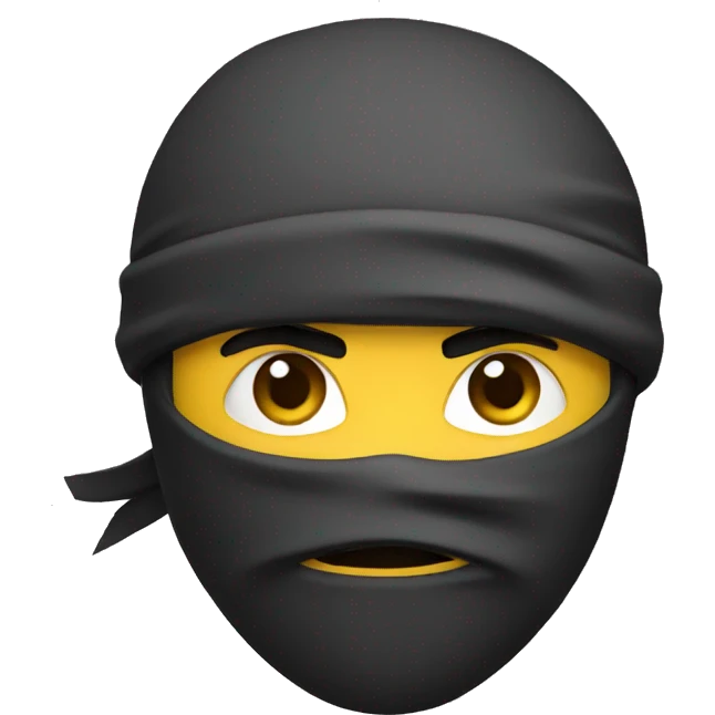 confused ninja emoji