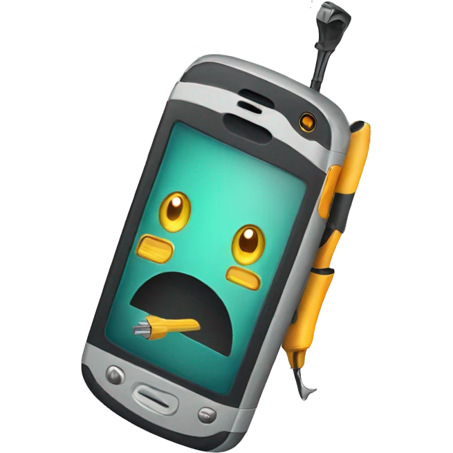 Repair phone  emoji