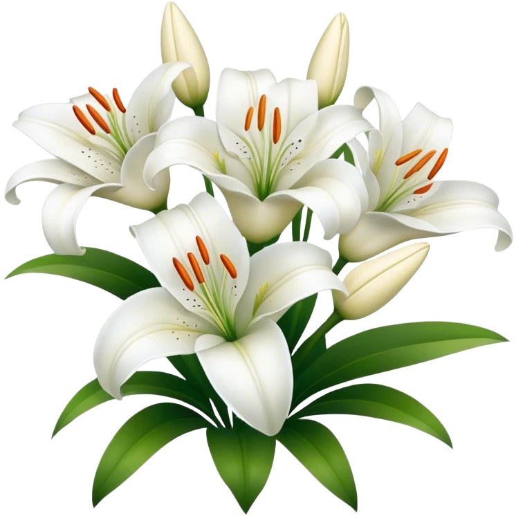 Flowers lilies  emoji