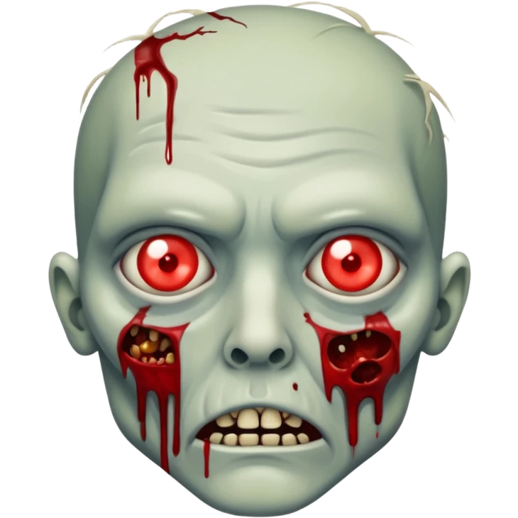 a high zombie emoji