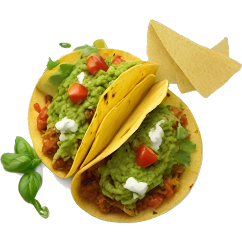 tacos with pesto rosso pasta emoji