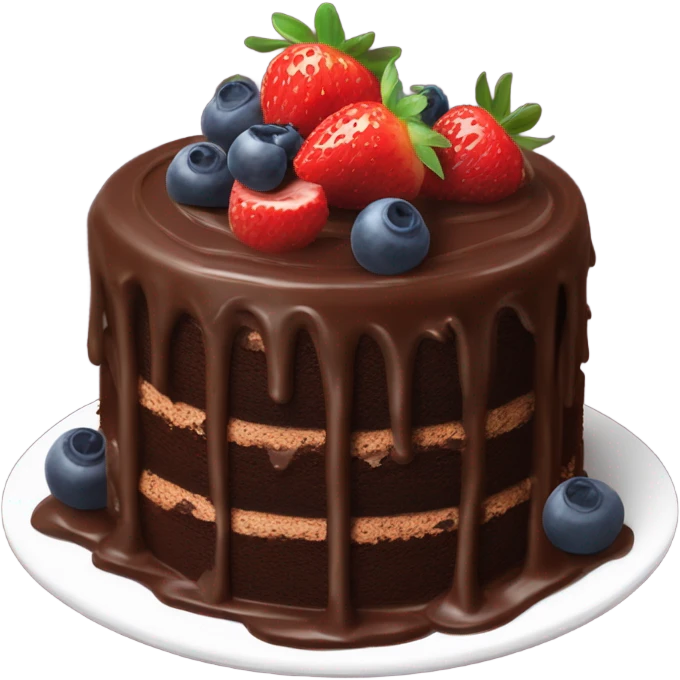 Chocolate cake  emoji