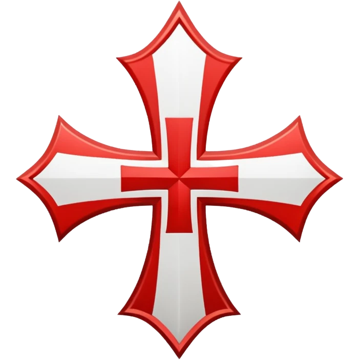Knights Templar cross emoji