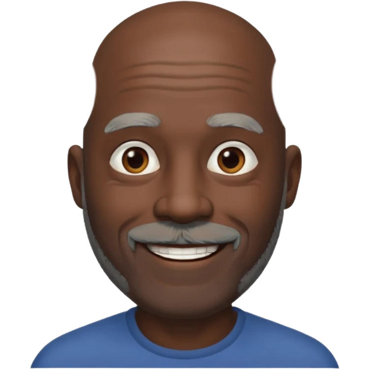 my dad buts he is black and not old with a grey beard and no hair i said gray hair emoji