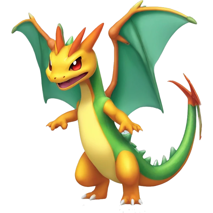 Shiny Heracross-Flygon-Charizard-Pokémon-Fakémon Full Body emoji