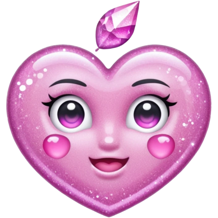 glitter pink Douyin emoji