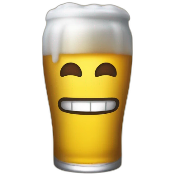 Naruto bois une bière. emoji