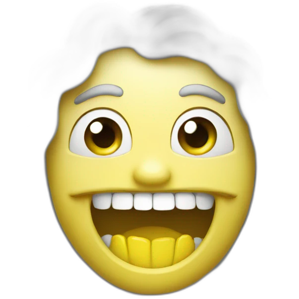 Des dents jaunes emoji
