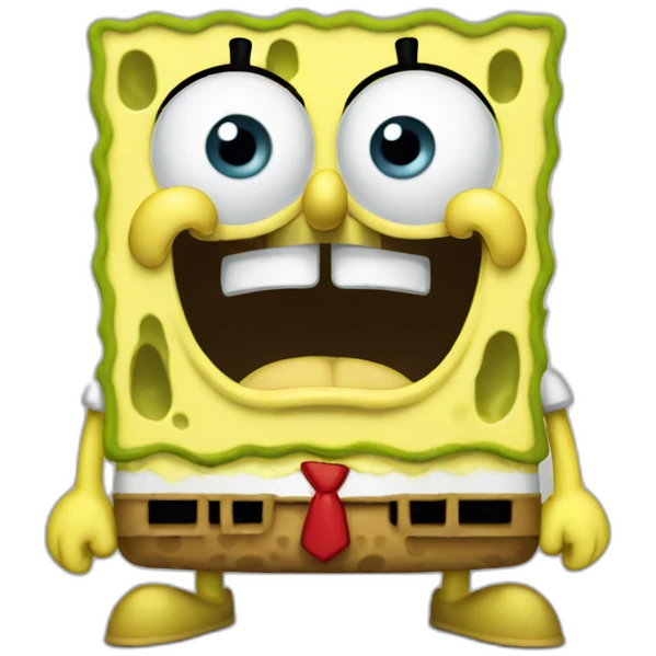 SpongeBob angry emoji