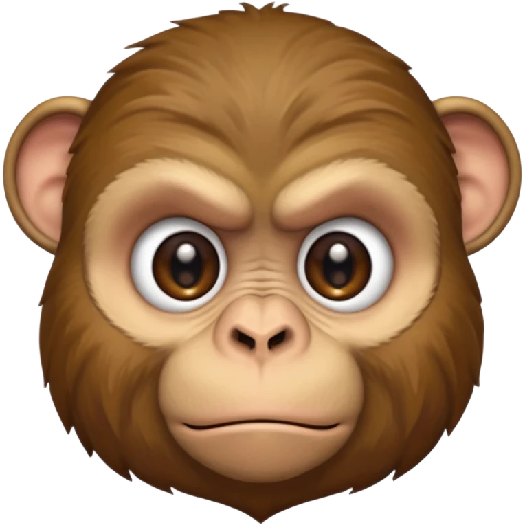 Grumpy monkey emoji