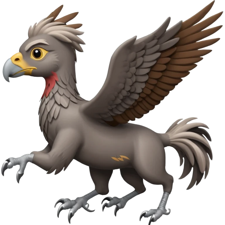 harry potter riding buckbeak emoji